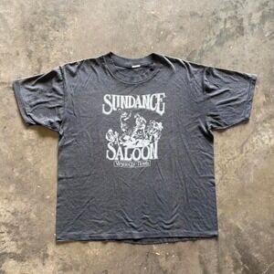 Vintage 1980s Sundance Saloon T shirt